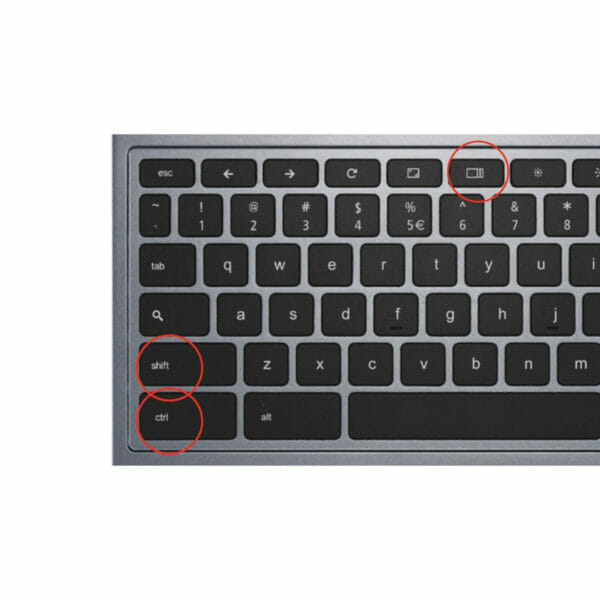 how to screenshot on chromebook