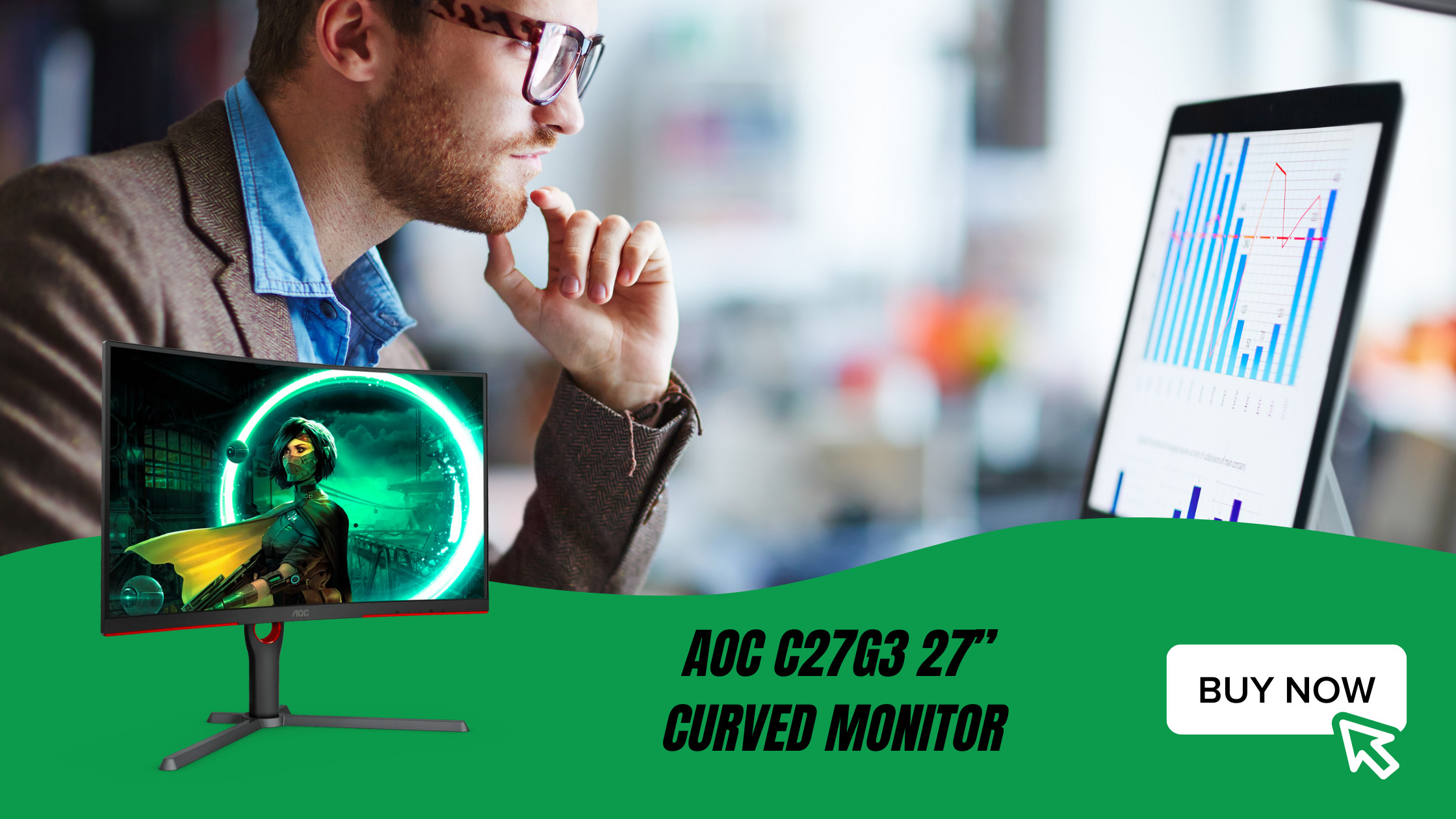 Monitors for hybrid working