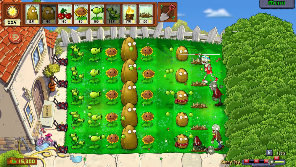 Plants vs. Zombies Gameplay