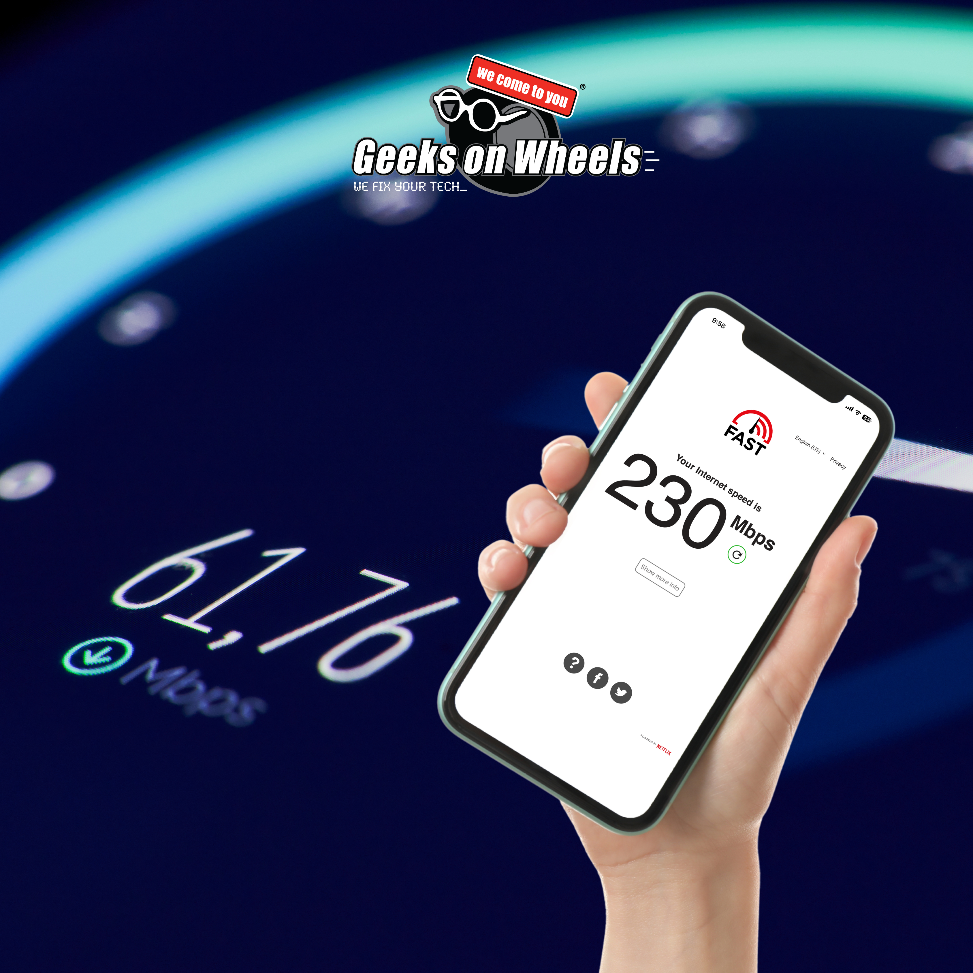 Speed test your internet