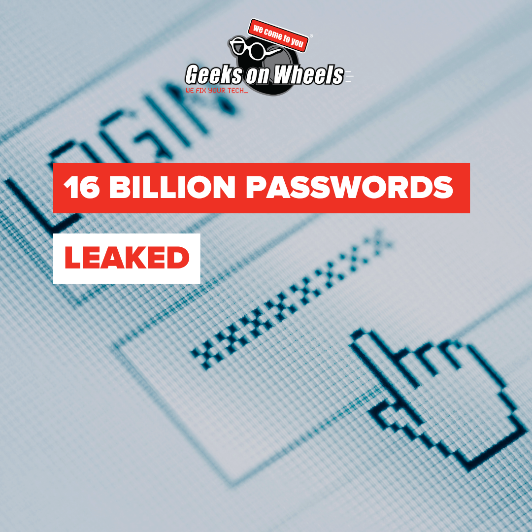 16 billion passwords leaked!