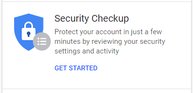 Security Check up