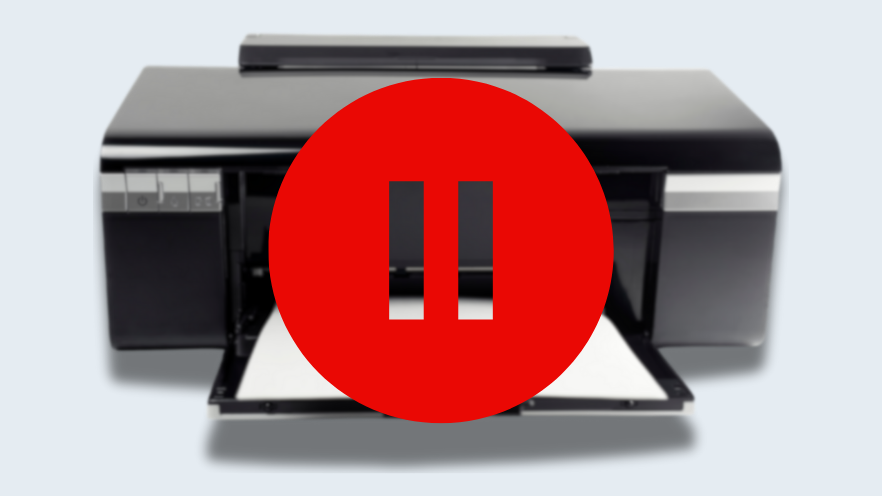 Paused Printer