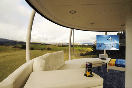 skysphere projector set up